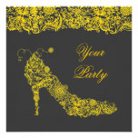 Invitations chics de ~ de chaussure