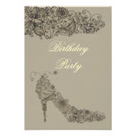 Invitations chics de ~ de chaussure