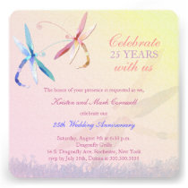 Invitations d'anniversaire de mariage de couples d invitations