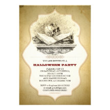 invitations d'aviron cassées par partie effrayante