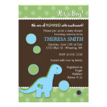 Invitations de baby shower de dinosaure d'hurlemen