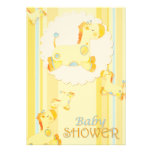 Invitations de baby shower de girafe de bébé de sa