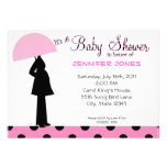 Invitations de baby shower de parapluie de bébé