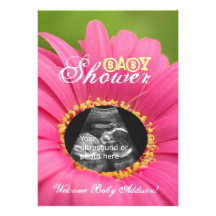 Invitations de baby shower d'ultrason de "enfant d