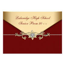 Invitations de bal d'étudiants de cravate noire de