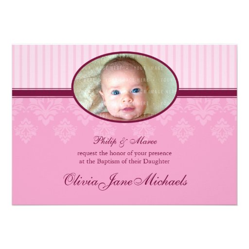 INVITATIONS DE BAPTÊME : : 3L béni