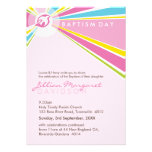 INVITATIONS DE BAPTÊME : : colombe moderne 10P
