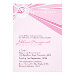 INVITATIONS DE BAPTÊME : : colombe moderne 8P