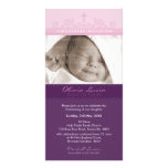 INVITATIONS DE BAPTÊME DE PHOTO : : 4 élégants Modèle Pour Photocarte