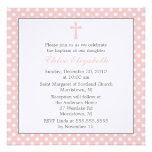 Invitations de baptême de pois
