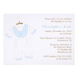 Invitations de baptême de robe de baptême