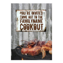 Invitations de barbecue
