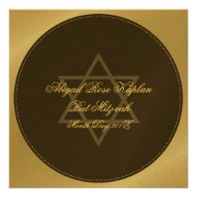 Invitations de bat mitzvah,