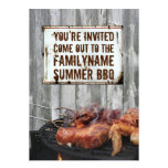 Invitations de BBQ d'été