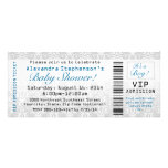 Invitations de billet de baby shower, garçon