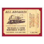 Invitations de billet de train