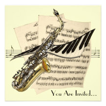 Invitations de conception de musique