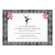 Invitations de considérant de ballet