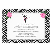 Invitations de considérant de ballet