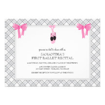 Invitations de considérant de ballet