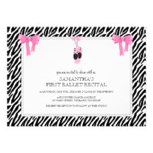 Invitations de considérant de ballet