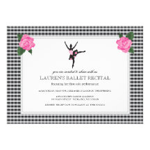 Invitations de considérant de ballet