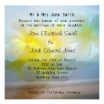 Invitations de coutume de mariage de plage de Fran