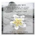 Invitations de coutume de mariage de plage de Fran