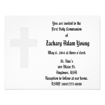Invitations de "croix"