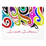 Invitations de ~ de partie de sweet sixteen
