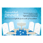 Invitations de dîner de Hanoukka