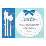 Invitations de dîner de Hanoukka