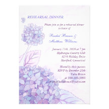 Invitations de dîner de répétition de mariage de b