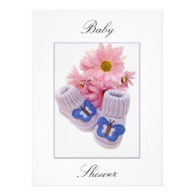 Invitations de douche de butins de bébé