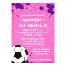 Invitations de fête d'anniversaire de ballon de fo