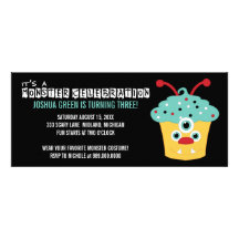 Invitations de fête d'anniversaire de coup de mons