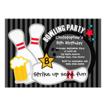 Invitations de fête d'anniversaire de garçons de b