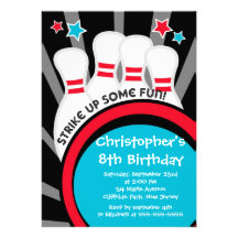 Invitations de fête d'anniversaire de garçons de b
