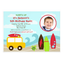 Invitations de fête d'anniversaire de photo de sur