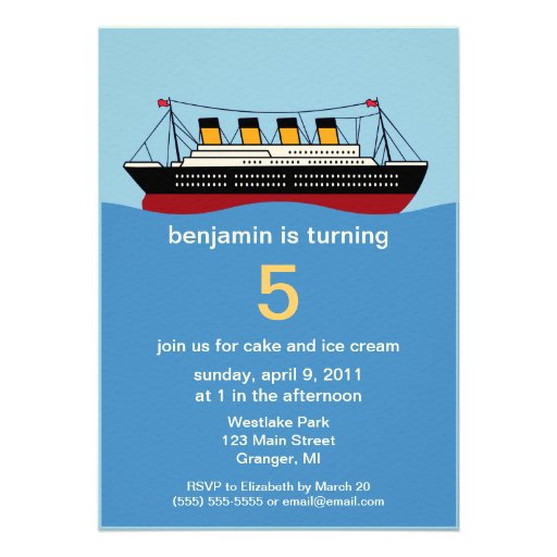 Invitations de fête d'anniversaire de revêtement d