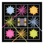 Invitations de fête d'anniversaire d'étiquette de 