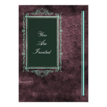 Invitations de mariage de cadre de tableau