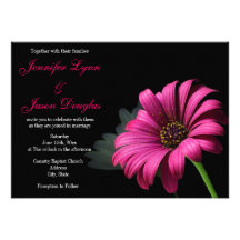 Invitations de mariage de fleur de marguerite de G