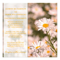 Invitations de mariage de marguerite invitations