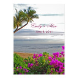 Invitations de mariage de plage de Maui