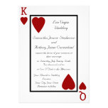 Invitations de mariage de roi/Reine de carte de je
