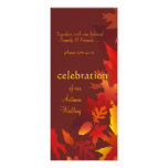 Invitations de mariage - mariages de fête d'automn