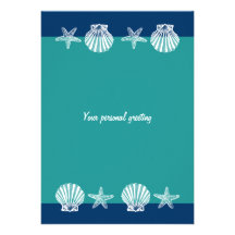 Invitations de noce de plage - modèle