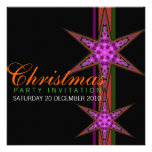 Invitations de Noël d'étoile de bureau