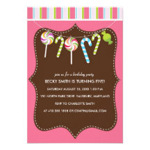 Invitations de partie d'anniversaire de enfant